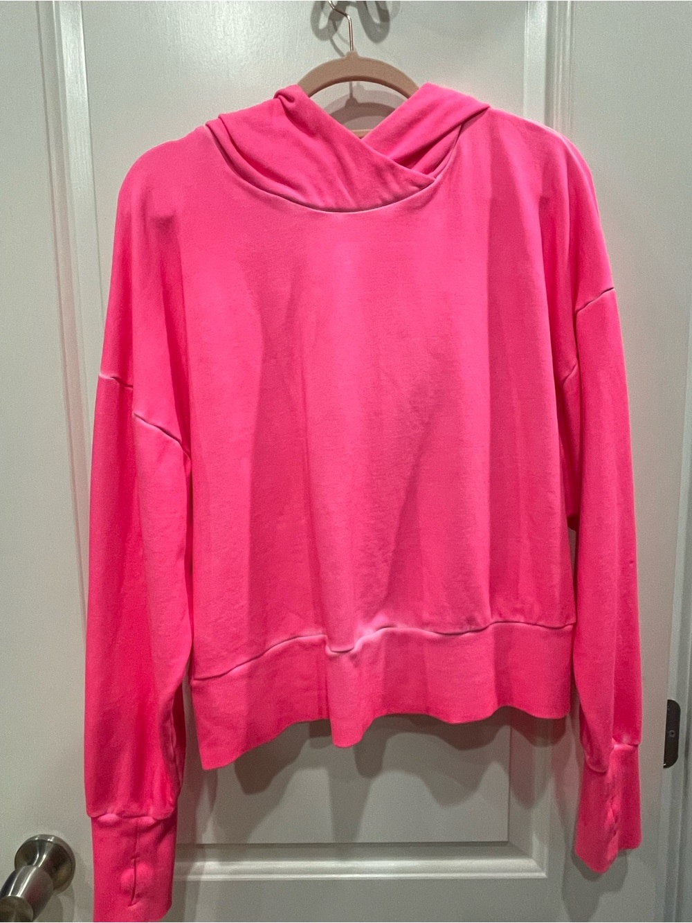 JoyLab Hot Pink Hooded Pullover Sweatshirt